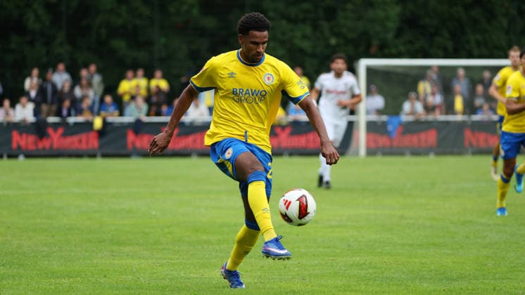 FT Braunschweig vs. Eintracht BS, Testspiel Braunschweig, 05.07.2026, Fußball, Herren, Saison 2026 27, Freie Turnen Braunschweig vs Eintracht Braunschweig, Testspiel, Sanoussy Ba (Eintracht Braunschweig) Niedersachsen Deutschland *** FT Braunschweig vs. Eintracht BS, Friendly Match in Braunschweig, July 5, 2026, Soccer, Men s, 2026–27 season, Freie Turnen Braunschweig vs. Eintracht Braunschweig, Friendly Match, Sanoussy Ba, Eintracht Braunschweig, Lower Saxony, Germany