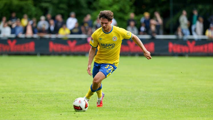 FT Braunschweig vs. Eintracht BS, Testspiel Braunschweig, 05.07.2026, Fußball, Herren, Saison 2026 27, Freie Turnen Braunschweig vs Eintracht Braunschweig, Testspiel, Sidney Raebiger (Eintracht Braunschweig) Niedersachsen Deutschland *** FT Braunschweig vs. Eintracht BS, Friendly Match in Braunschweig, July 5, 2026, Soccer, Men s, 2026–27 season, Freie Turnen Braunschweig vs. Eintracht Braunschweig, Friendly Match, Sidney Raebiger, Eintracht Braunschweig, Lower Saxony, Germany