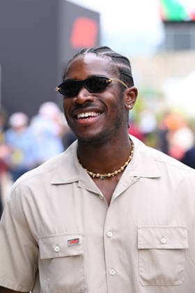 F1 Grand Prix of Great Britain Damson Idris at the Formula 1 Pirelli British Grand Prix 2026 at Silverstone Circuit, Towcester, on July 5, 2026. Towcester Northants United Kingdom  Copyright: xMIxNewsx originalFilename:fletcher-formula1260705_npRWE.jpg