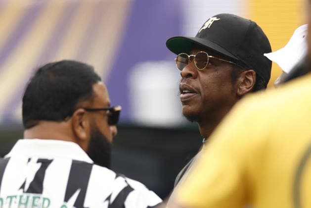 Sport Themen der Woche KW27 Sport Bilder des Tages FIFA World Cup, WM, Weltmeisterschaft, Fussball 2026 - Round of 16 - Brazil vs Norway Rapper Jay-Z before the FIFA World Cup 2026 Round of 16 match Brazil against Norway, in New Jersey, USA, 05 July 2026. EAST RUTHERFORD United States  Copyright: xWILLxOLIVERx