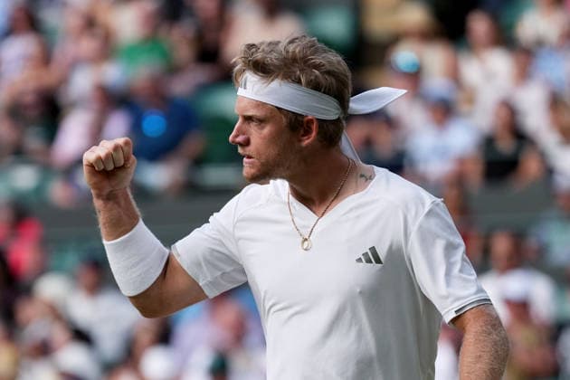 2026-07-05 The Championships - Wimbledon 2026 - Day Seven LONDON, UNITED KINGDOM - JULY 5: Alejandro Davidovich Fokina of Spain during Day Seven of the The Championships - Wimbledon 2026 at All England Lawn Tennis and Croquet Club on July 5, 2026 in London, England. (Photo by Marleen Fouchier BSR Agency) London United Kingdom Content not available for redistribution in The Netherlands directly or indirectly through any third parties. Copyright: xBSRxAgencyx