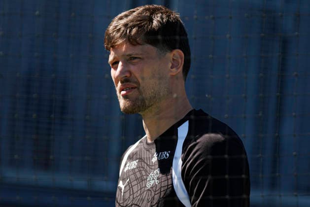 Gregor Kobel seen during Official training session of Switzerland national team, Nationalteam before Round of 16 game with Colombia (Gal Amador Ball Raw Images) Vancouver National Soccer Development Center Canada Copyright: xGaelxAmadorx gaelamador_switzerlandmd-2_05072026-5
