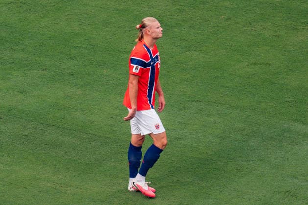 FIFA Fussball Weltmeisterschaft 2026, Achtelfinale, Brasilien vs. Norwegen, 05.07.2026, New Jersey Stadion Erling Haaland *** 2026 FIFA World Cup, Round of 16, Brazil vs. Norway, July 5, 2026, New Jersey Stadium, Erling Haaland Copyright: xBahhoxKarax