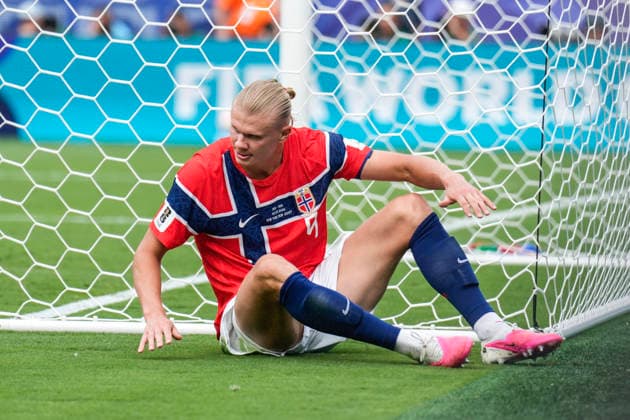 World Cup 2026: Brazil - Norway East Rutherford, New Jersey , USA 20260705. Norway s Erling Braut Haaland during the round of 16 match between Brazil and Norway during the 2026 FIFA World Cup, WM, Weltmeisterschaft, Fussball at the New Jersey Stadium. Photo: Fredrik Varfjell NTB East Rutherford, New Jersey United States EDITORIAL USE ONLY. RESTRICTED USE FOR BETTING COMPANIES Ref:_SPOrzHPT2Yhj7g.jpg *** 2026 World Cup Brazil Norway East Rutherford, New Jersey, USA 20260705 Norway’s Erling Braut Haaland during the Round of 16 match between Brazil and Norway at the 2026 FIFA World Cup at New Jersey Stadium. Photo: Fredrik Varfjell, NTB. East Rutherford, New Jersey, United States. EDITORIAL USE ONLY. RESTRICTED USE FOR BETTING COMPANIES  Copyright: xFredrikxVarfjellx xNTBx