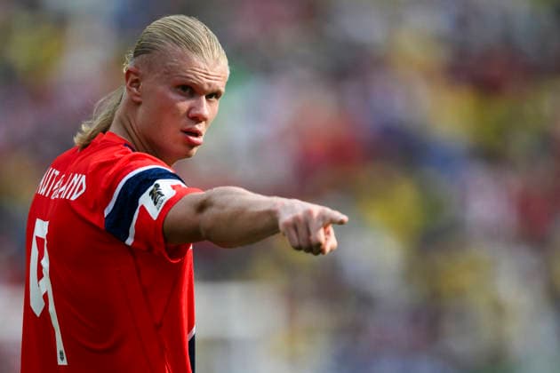 Brazil v Norway - FIFA World Cup, WM, Weltmeisterschaft, Fussball 2026 Erling Haaland of Norway gestures during the FIFA World Cup 2026 round of 16 football match between Brazil and Norway. East Rutherford United States Copyright: xNicolòxCampox