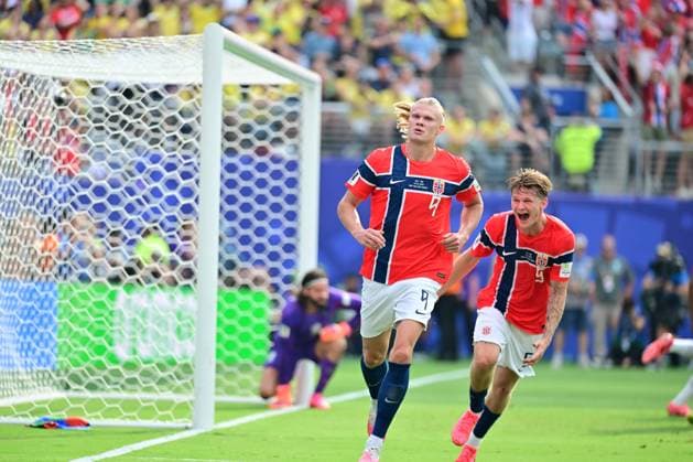 New York New Jersey Stadium, New Jersey (NY), July 5, 2026 - SPORTS WORLD CUP - BRAZIL VS NORWAY - Haaland of Norway - Match between BRAZIL and NORWAY, valid for the round of 16 of the 2026 FIFA World Cup, WM, Weltmeisterschaft, Fussball held at the New York New Jersey Stadium, in New Jersey, on the afternoon of this Sunday, July 5 (Photo: Eduardo Carmim Photo Premium SPP) 30930 (Eduardo Carmim SPP)  Copyright: xEduardoxCarmimx xSPPx spp-en-EdCa-eduardo_carmim_photo_premium_493145