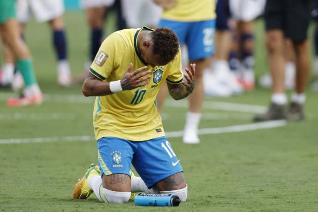 EAST RUTHERFORD, NEW JERSEY - Neymar Jr. of Brazil is disappointed after the loss during the FIFA 2026 Round of 16 match between Brazil and Norway at Metlife Stadium on July 5, 2026, in East Rutherford, New Jersey, United States. MAURICE VAN STEEN ANP FIFA World Cup, WM, Weltmeisterschaft, Fussball 2026 - round of 16 2026 xVIxANPxSportx xMauricexvanxSteenxIVx 562900384 originalFilename: 562900384.jpg