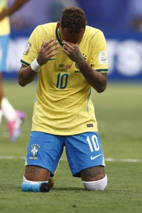 FIFA World Cup, WM, Weltmeisterschaft, Fussball 2026 - Round of 16 - Brazil vs Norway Brazil s Neymar react after their defeat in the FIFA World Cup 2026 Round of 16 match Brazil against Norway, in New Jersey, USA, 05 July 2026. EAST RUTHERFORD United States  Copyright: xWILLxOLIVERx
