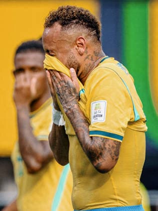 Brazil vs. Norway NOVA JERSEY, NJ - 05.07.2026: BRAZIL VS. NORWAY - Neymar Junior of Brazil laments Brazil& 39;s elimination after the match between Brazil and Norway, valid for the round of 16 of the 2026 World Cup, held at MetLife Stadium in New Jersey, United States. (Photo: Marcelo Machado de Melo Fotoarena) x2980086x  MarceloxMachadoxdexMelo