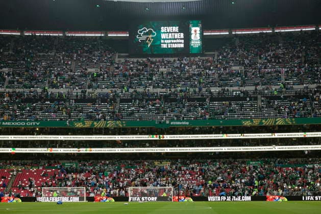 Football, 2026 FIFA World Cup, Mexico v England – kick-off postponed due to bad weather