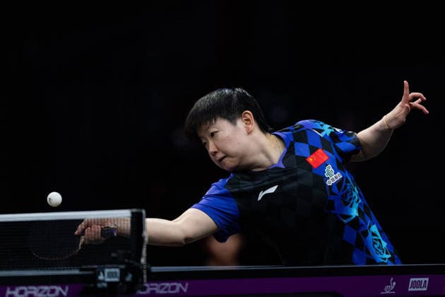 LOS ANGELES, CALIFORNIA - JULY 05: Sun Yingsha of China competes in the Women s Singles Semifinal match against Wang Yidi of China on day 10 of United States Smash 2026 at Ontario Convention Center on July 5, 2026 in Los Angeles, California.  Copyright: xVCGx 111652531599