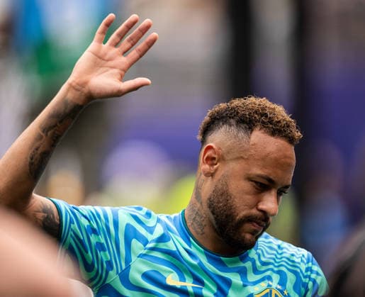 Neymar of Brazil gestures during a FIFA Men’s World Cup 2026 Round of 16 football match between Brazil and Norway at New York New Jersey Stadium, in East Rutherford on July 5th 2026 (Photo by Ricardo Nogueira SPP)  Copyright: xRicardoxNogueira SPPx Sportspressphoto_SPR185524