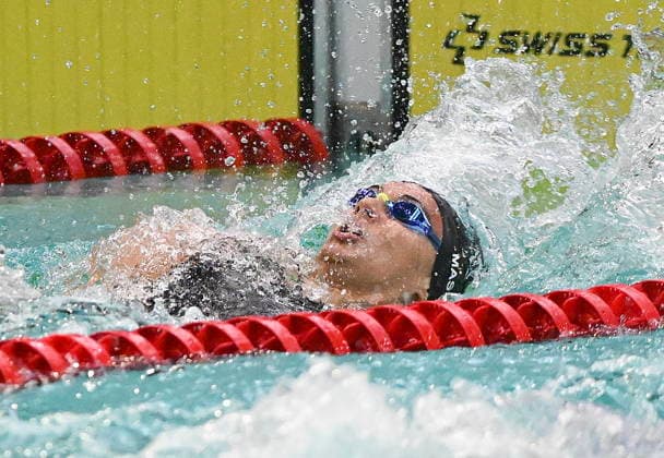 July 5, 2026, Montreal, Pq, Canada: Kylie Masse swims during the women s 100m backstroke final at the Canadian Swimming Trials in Montreal, on Sunday, July 5, 2026. Canada News - July 5, 2026  - ZUMAc35_ 20260705_zaf_c35_043 Copyright: xGrahamxHughesx