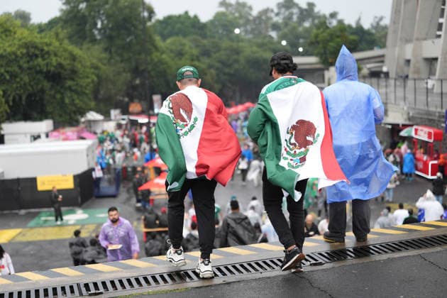 Mexico v England Round of 16 FIFA World Cup, WM, Weltmeisterschaft, Fussball 2026 Fans of Mexico attend the Mexico City Stadium to support their national team, Nationalteam during the FIFA World Cup 2026 round of 16 match between Mexico and England. on July 5, 2026 in Mexico City, Mexico. (Photo by Ian Robles Eyepix Group) Copyright: xIanxRobles xEyepixxGroupx EL_05072026_191113JPEG