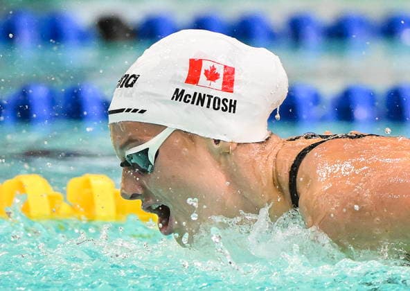 July 5, 2026, Montreal, Pq, Canada: Summer McIntosh swims to a new world record during the women s 200m butterfly final at the Canadian Swimming Trials in Montreal, on Sunday, July 5, 2026. Canada News - July 5, 2026  - ZUMAc35_ 20260705_zaf_c35_051 Copyright: xGrahamxHughesx