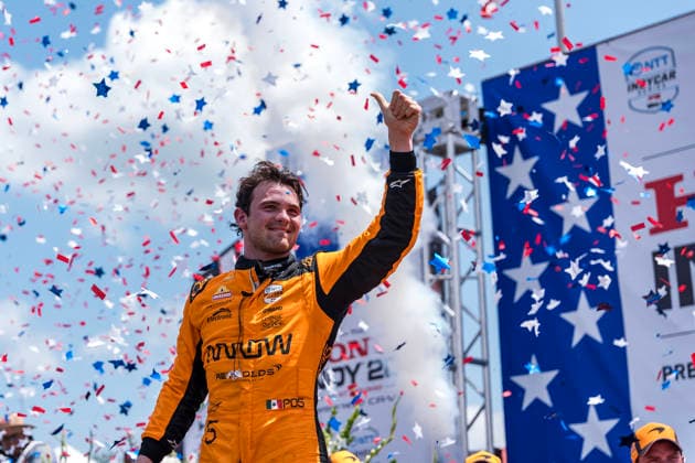 July 5, 2026, Lexington, Ohio, USA: IndyCar, Indy Car, IRL, USA SERIES driver, PATO OWARD (5) (MEX) of Monterey, Mexico, wins the Honda Indy 200 at Mid Ohio in LEXINGTON, Ohio. Lexington USA - ZUMAa161 20260705_aaa_a161_011 Copyright: xDominicxLoyerx xGMGx