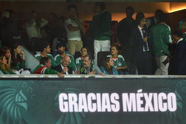 FIFA President, Gianni Infantino ahead of kick-off Mexico v England, 2026 FIFA World Cup, WM, Weltmeisterschaft, Fussball Round of 16, Football, Azteca Stadium, Mexico City, Mexico - 05 Jul 2026Mexico City Azteca Stadium Mexico  Copyright: xJavierxGarcia Shutterstockx 16975483ac