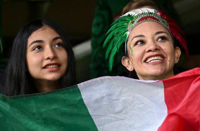 (260706) -- MEXICO CITY, July 6, 2026 -- Supporters of Mexico are pictured before the round of 16 match between Mexico and England at the 2026 FIFA World Cup, WM, Weltmeisterschaft, Fussball at the Mexico City Stadium, Mexico, July 5, 2026. ) (SP)MEXICO-MEXICO CITY-FOOTBALL-FIFA WORLD CUP-ROUND OF 16-MEX VS ENG WuxWei 