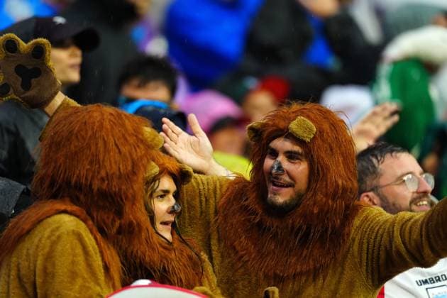 England fans dressed as lions Mexico v England, 2026 FIFA World Cup, WM, Weltmeisterschaft, Fussball Round of 16, Football, Azteca Stadium, Mexico City, Mexico - 05 Jul 2026Mexico City Azteca Stadium Mexico  Copyright: xJavierxGarcia Shutterstockx 16975483ad
