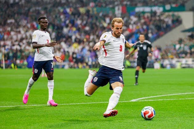 FIFA World Cup, WM, Weltmeisterschaft, Fussball 2026 MEXICO VS ENGLAND FIFA WORLD CUP 2026 MEXICO VS ENGLAND MEXICO VS ENGLAND 05072026 MEXICO CITY, MEXICO. Action photo of Harry Kane (9) of England, during game of the FIFA World Cup 2026 held at the Estadio Ciudad de Mexico of Mexico City. Foto de accion de Harry Kane (9) de Inglaterra, durante juego de Copa del Mundo 2026 de la FIFA en el Estadio Ciudad de MÃ xico de la Ciudad de Mexico. PHOTO BY IMAGENSHOP AGENCIA FOTOGRAFICA MEXICO CITY MEXICO CITY MEXICO *** 2026 FIFA World Cup: Mexico vs. England 2026 FIFA World Cup: Mexico vs. England Mexico vs. England July 5, 2026, Mexico City, MEXICO Action photo of Harry Kane 9 of England during a match of the 2026 FIFA World Cup held at the Estadio Ciudad de México in Mexico City Action photo of Harry Kane 9 of England, during a 2026 FIFA World Cup match at the Estadio Ciudad de México in Mexico City PHOTO BY IMAGENSHOP PHOTO AGENCY MEXICO CITY MEXICO CITY MEXICO Copyright: xYOALIxMARTINEZx