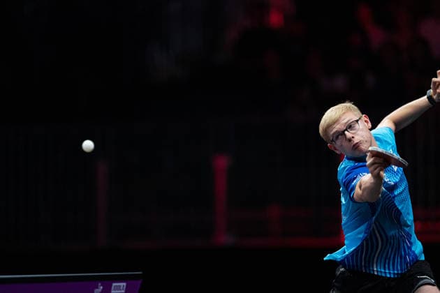 LOS ANGELES, CALIFORNIA - JULY 05: Felix Lebrun of France competes in the Men s Singles Semifinal match against Sora Matsushima of Japan on day 10 of United States Smash 2026 at Ontario Convention Center on July 5, 2026 in Los Angeles, California.  Copyright: xVCGx 111652553003
