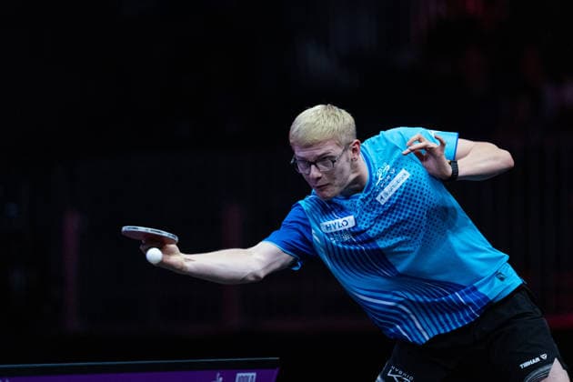LOS ANGELES, CALIFORNIA - JULY 05: Felix Lebrun of France competes in the Men s Singles Semifinal match against Sora Matsushima of Japan on day 10 of United States Smash 2026 at Ontario Convention Center on July 5, 2026 in Los Angeles, California.  Copyright: xVCGx 111652553005