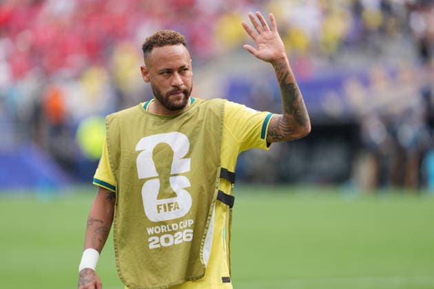 Neymar Jr. (BRA) Soccer Football - FIFA World Cup, WM, Weltmeisterschaft, Fussball 2026 - Round of 16 - Brazil v Norway - New York New Jersey Stadium, East Rutherford, New Jersey, U.S. - July 5, 2026 Noxthirdxpartyxsales  aflo_337030322 AyanoxMiurax