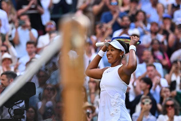 2026 Wimbledon - Naomi Osaka Naomi Osaka (JPN) during her fourth round match at the 2026 Wimbledon Championships at the AELTC in London, UK on July 5, 2026. Photo by Corinne Dubreuil ABACAPRESS.COM London  Copyright: xDubreuilxCorinne ABACAx