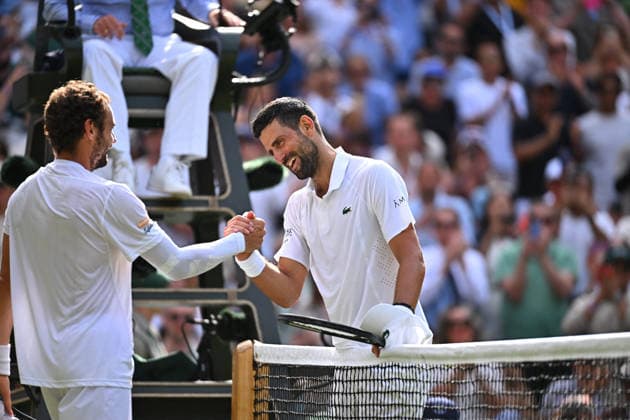 2026 Wimbledon - Novak Djokovic Novak Djokovic (SRB) during his fourth round match at the 2026 Wimbledon Championships at the AELTC in London, UK on July 5, 2026. Photo by Corinne Dubreuil ABACAPRESS.COM London  Copyright: xDubreuilxCorinne ABACAx