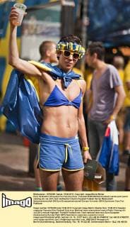 Football, EURO 2012, Fans Sweden ahead of today's match