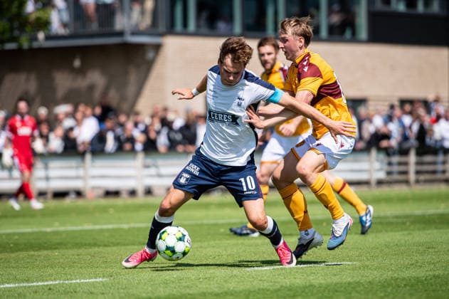 Aarhus GF v Motherwell FC, pre-season test match, Aarhus, Denmark Aarhus, Denmark. 05th, July 2026. Kristian Arnstad (10) of Aarhus GF seen during a pre-season test match between Aarhus GF and Motherwell FC at the AGF training facility Fredensvang in Aarhus Denmark, Aarhus, Fredensvang  Copyright: xGonzalesxPhoto MortenxKjaerx