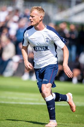 Aarhus GF v Motherwell FC, pre-season test match, Aarhus, Denmark Aarhus, Denmark. 05th, July 2026. Jens Jonsson of Aarhus GF seen during a pre-season test match between Aarhus GF and Motherwell FC at the AGF training facility Fredensvang in Aarhus Denmark, Aarhus, Fredensvang  Copyright: xGonzalesxPhoto MortenxKjaerx