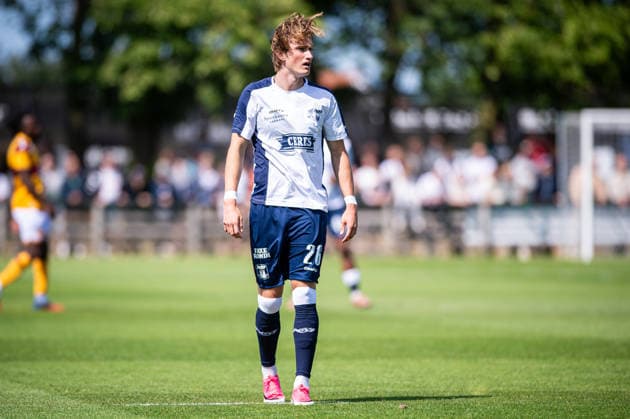Aarhus GF v Motherwell FC, pre-season test match, Aarhus, Denmark Aarhus, Denmark. 05th, July 2026. Jacob Andersen (26) of Aarhus GF seen during a pre-season test match between Aarhus GF and Motherwell FC at the AGF training facility Fredensvang in Aarhus Denmark, Aarhus, Fredensvang  Copyright: xGonzalesxPhoto MortenxKjaerx