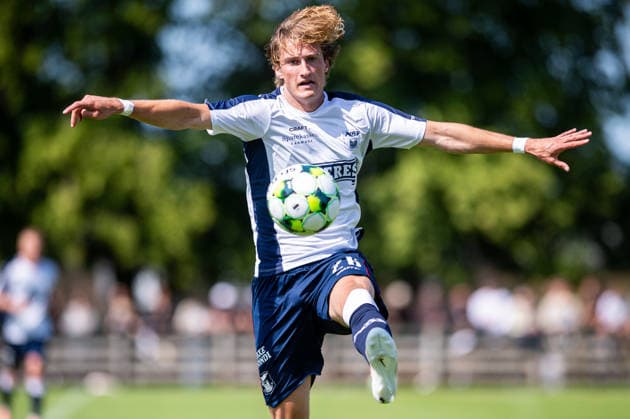 Aarhus GF v Motherwell FC, pre-season test match, Aarhus, Denmark Aarhus, Denmark. 05th, July 2026. Jacob Andersen (26) of Aarhus GF seen during a pre-season test match between Aarhus GF and Motherwell FC at the AGF training facility Fredensvang in Aarhus Denmark, Aarhus, Fredensvang  Copyright: xGonzalesxPhoto MortenxKjaerx