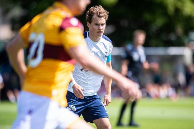 Aarhus GF v Motherwell FC, pre-season test match, Aarhus, Denmark Aarhus, Denmark. 05th, July 2026. Kristian Arnstad of Aarhus GF seen during a pre-season test match between Aarhus GF and Motherwell FC at the AGF training facility Fredensvang in Aarhus Denmark, Aarhus, Fredensvang  Copyright: xGonzalesxPhoto MortenxKjaerx