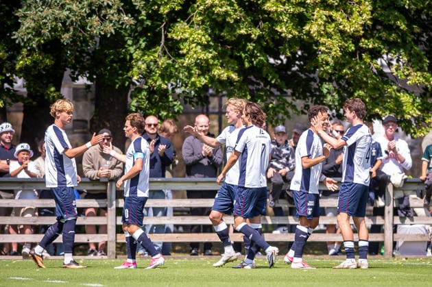 Aarhus GF v Motherwell FC, pre-season test match, Aarhus, Denmark Aarhus, Denmark. 05th, July 2026. Mikael Anderson of Aarhus GF scores for 1-0 during a pre-season test match between Aarhus GF and Motherwell FC at the AGF training facility Fredensvang in Aarhus Denmark, Aarhus, Fredensvang  Copyright: xGonzalesxPhoto MortenxKjaerx