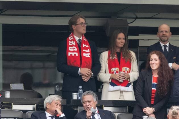 July 5, 2026, Bronx, New York, USA: Princess Ingrid Alexandra and Prince Sverre Magnus of Norway attend round of 16 game between Brazil and Norway during FIFA World Cup, WM, Weltmeisterschaft, Fussball 2026 at New York New Jersey Stadium at Rutherford in New Jersey, USA on July 5, 2026. Bronx USA - ZUMAr339 20260705_znp_r339_020 Copyright: xLevxRadinx