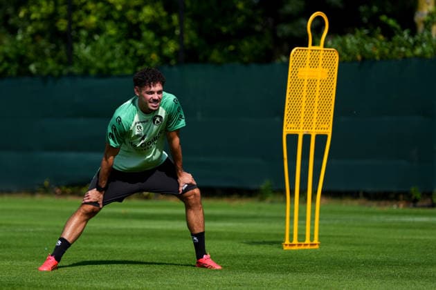 Training Sparta Rotterdam Rotterdam - Mitchell van Bergen of Sparta Rotterdam during the a training in preperation of the 2026 2027 season. The training is set at Sportpark Nieuw-Terbregge on 6 July 2026 in Rotterdam, The Netherlands. (VK Sportphoto Yannick Verhoeven) Copyright: xYannickxVerhoevenx