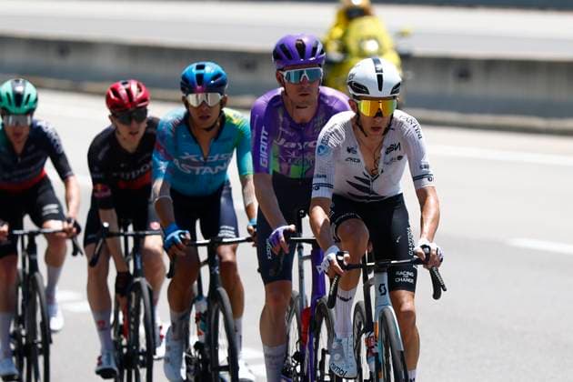 Tour de France 2026 Stage 3 LES ANGLES, FRANCE - JULY 06 : Bennett George (NZL) of NSN Cycling Team during stage 3 of the 113rd edition of Tour de France an UCI World Tour 2.UWT cycling road race stage for Men Elite of 196 km with start in Granollers and finish in Les Agnles on July 6, 2026 in Les Angles, France, 06 07 2026 Les Angles France  Copyright: xLucaxBettinix