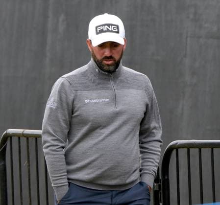 UK: The Genesis Scottish Open at The Renaissance Club, North Berwick, Scotland on 06 July 2026: Pictured: John Parry (England) during a practice round at the Genesis Scottish Open Championship 2026 North Berwick The Renaissance Club Scotland Scotland Copyright: xAlexxToddx