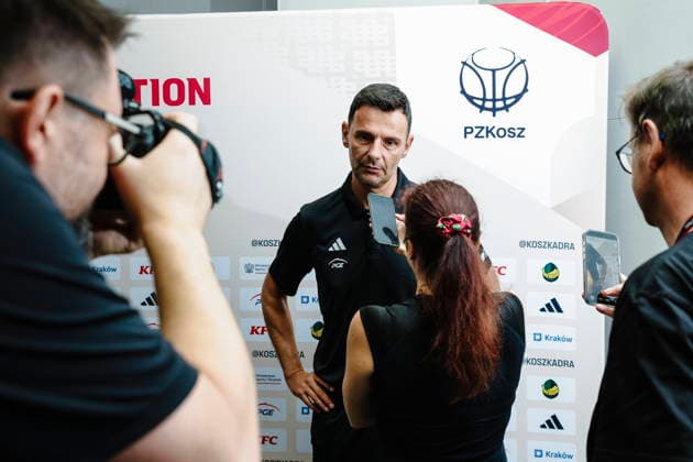 Krakow 06.07.2026 KOSZYKOWKA KOSZKADRA REPREZENTACJA POLSKI KONFERENCJA PRASOWA - - - BASKETBALL POLISH national team, Nationalteam PRACTICE press conference, PK, Pressekonferenz NZ trener coach Igor Milicic FOT. WOJCIECH FIGURSKI 058SPORT.PL NEWSPIX.PL --- newspix.pl  FOT. WOJCIECH FIGURSKI 058SPORT.PL