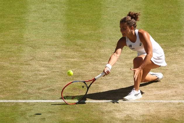 Jasmine Paolini during her round of 16 match Wimbledon Tennis Championships, Day 8, The All England Lawn Tennis and Croquet Club, London, UK - 06 Jul 2026London The All England Lawn Tennis and United Kingdom  Copyright: xEllaxLing Shutterstockx 16978025am