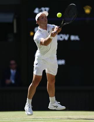 Arthur Fery during his round of 16 match Wimbledon Tennis Championships, Day 8, The All England Lawn Tennis and Croquet Club, London, UK - 06 Jul 2026London The All England Lawn Tennis and United Kingdom  Copyright: xKieranxMcManus Shutterstockx 16978024ef