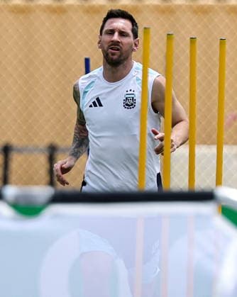 FIFA World Cup, WM, Weltmeisterschaft, Fussball 2026 - Argentina training session Argentina™s national soccer team player Lionel Messi attends a training session in Kennesaw, Georgia, USA, 06 July 2026. Argentina will face Egypt on 07 July in a FIFA World Cup 2026 round of 16 match. KENNESAW United States  Copyright: xRONALDxWITTEKx