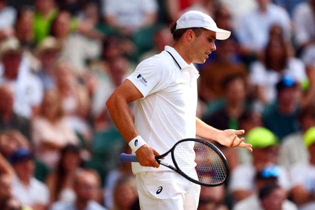 Arthur Fery during his fourth round match Wimbledon Tennis Championships, Day 8, The All England Lawn Tennis and Croquet Club, London, UK - 06 Jul 2026London The All England Lawn Tennis and United Kingdom  Copyright: xJamesxMarsh Shutterstockx 16978026gg