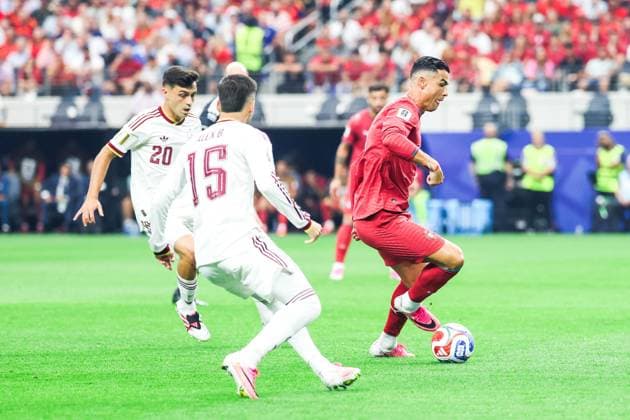RECORD DATE NOT STATED FIFA World Cup, WM, Weltmeisterschaft, Fussball 2026 - Round of 16 - Portugal v Spain Cristiano Ronaldo player of Portugal during the Round of 16 match between Portugal and Spain at the FIFA World Cup, at Dallas Stadium, in Texas, United States, on Monday, July 06, 2026.(Foto: William Volcov Brazil Photo Press IMAGO) Sports Arlington TX United States Copyright: xWILLIAMxVOLCOVx