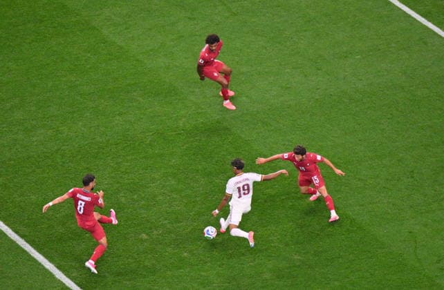 FIFA World Cup, WM, Weltmeisterschaft, Fussball 2026 - Round of 16 - Portugal vs Spain Lamine Yamal of Spain (C) in action during the FIFA World Cup 2026 Round of 16 match Portugal against Spain, in Dallas, USA, 06 July 2026. DALLAS United States  Copyright: xSAMxWASSONx