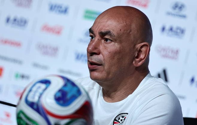 FIFA World Cup, WM, Weltmeisterschaft, Fussball 2026 - Egypt press conference, PK, Pressekonferenz Egypt s head coach Hossam Hassan gives a press conference in Atlanta, Georgia, USA, 06 July 2026. Egypt will face Argentina on 07 July in their FIFA World Cup 2026 round of 16 match. ATLANTA United States  Copyright: xRONALDxWITTEKx