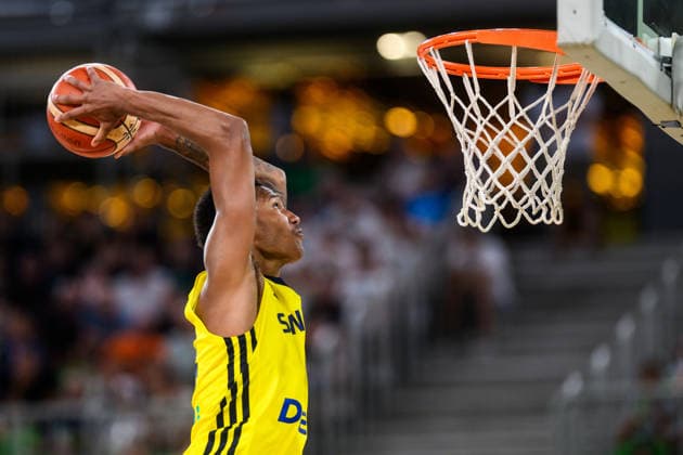 260706 Bobi Klintman of Sweden during the FIBA World Cup Qualifier game between Slovenia and Sweden on July 6, 2026 in Ljubljana. Photo: Martin Metelko BILDBYRAN kod 0032 basket basketball vm-kval kval fiba world cup qualifiers slovenien sverige slovenia sweden bbeng *** July 6, 2026: Bobi Klintman of Sweden during the FIBA World Cup Qualifier game between Slovenia and Sweden on July 6, 2026 in Ljubljana. Photo by Martin Metelko. BILDBYRAN code 0032 basketball FIBA World Cup qualifiers Slovenia Sweden bbeng  Copyright: MARTINxMETELKO BB260706ZT051
