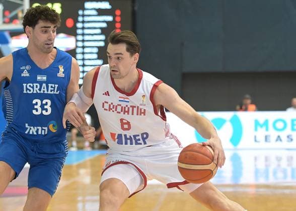FIBA Basketball World Cup 2027 European Qualifiers, First Round, Group E, Croatia vs Israel, Sports Hall Gradski Vrt , Osijek, Croatia (CRO), 06.07.2026. Mario Hezonja ( 8 Croatia) seen in action during FIBA Basketball World Cup 2027 European Qualifiers, First Round, Group E, Croatia vs Israel, Sports Hall Gradski Vrt , Osijek, Croatia (CRO), 06.07.2026. *** FIBA Basketball World Cup 2027 European Qualifiers, First Round, Group E, Croatia vs. Israel, Sports Hall Gradski Vrt, Osijek, Croatia (CRO), July 6, 2026; Mario Hezonja 8; Croatia in action during the FIBA Basketball World Cup 2027 European Qualifiers, First Round, Group E, Croatia vs. Israel, Gradski Vrt Sports Hall, Osijek, Croatia (CRO), July 6, 2026 Copyright: xBEAUTIFULxSPORTS Stanusicx